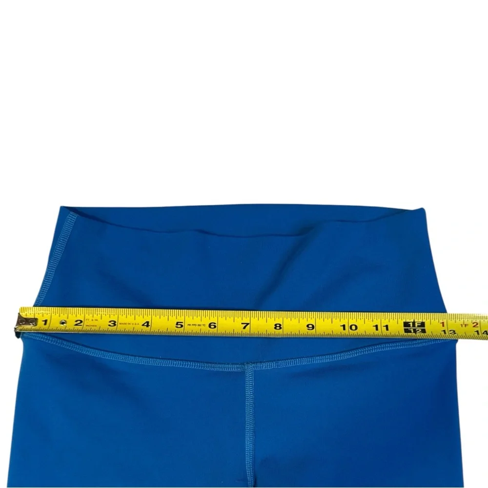 Alo Yoga High Waisted Crop Leggings Blue Womens Small Athletic Athleisure